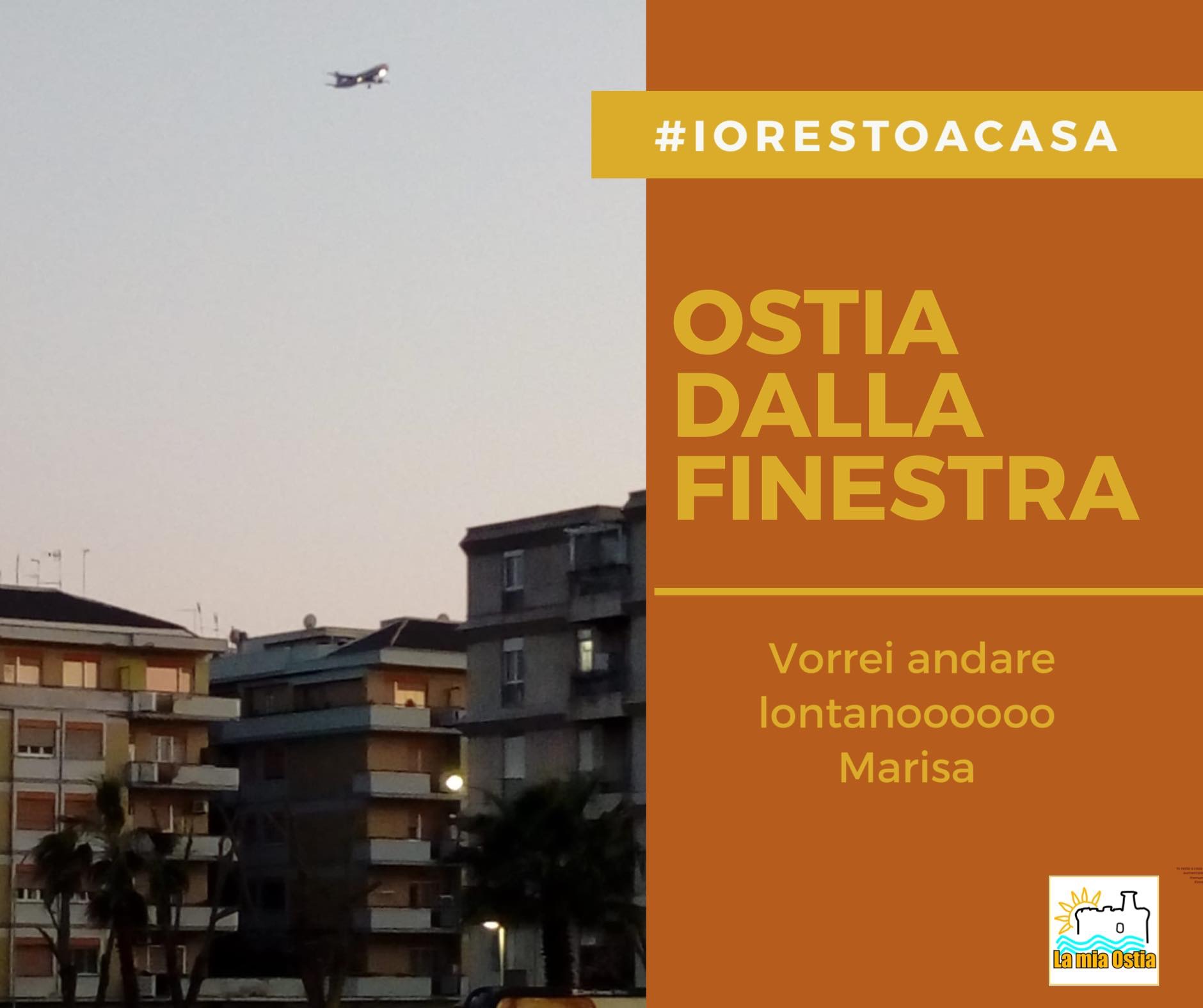 Ostia dalla finestra: mese di aprile